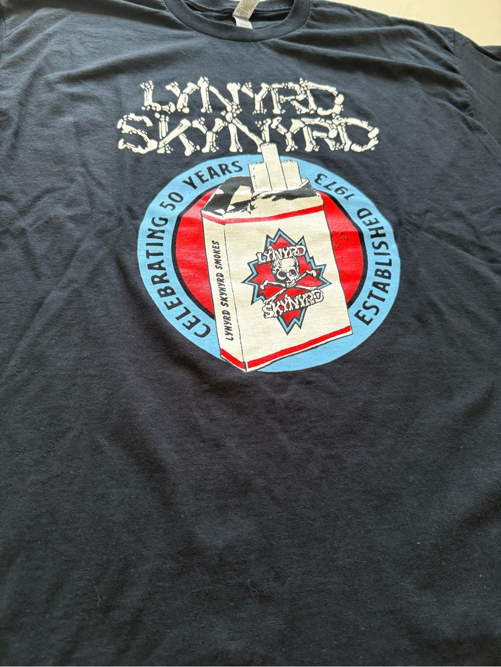 Black Lynyrd Skynyrd Band Tour Graphic T-Shirt 2024 - XL